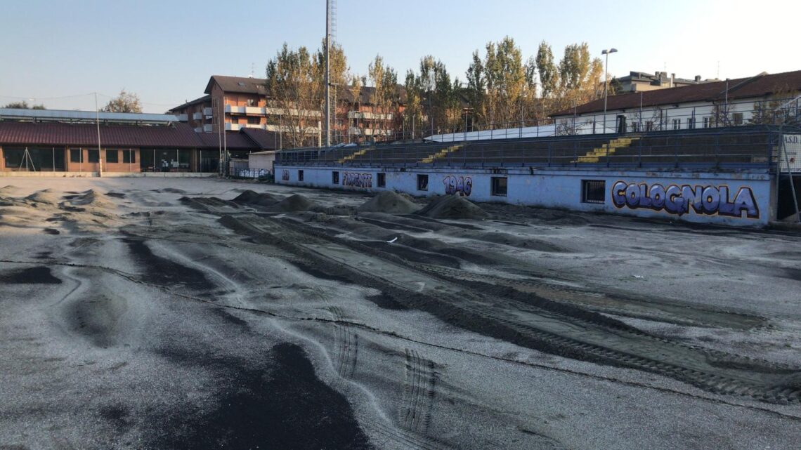 INIZIATI UFFICIALMENTE I LAVORI DEL NUOVO CAMPO