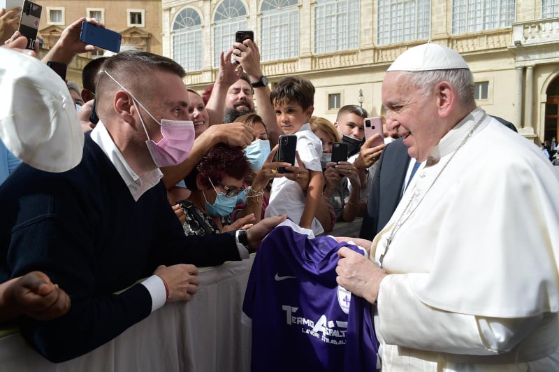 La Fiorente Colognola benedetta da Papa Francesco